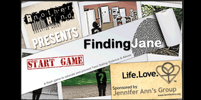 Finding Jane is an award-winning video game developed to prevent teen dating violence.